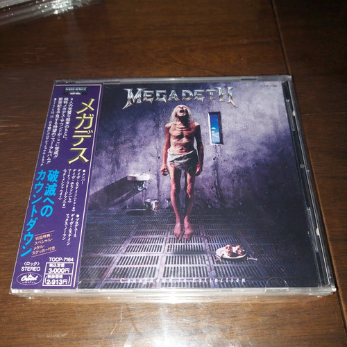 Megadeth Countdown To Extinction Cd Japones Obi Bookle Calco