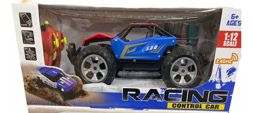 Auto A Control Remoto 2.4ghz Racing Control Car Color Azul