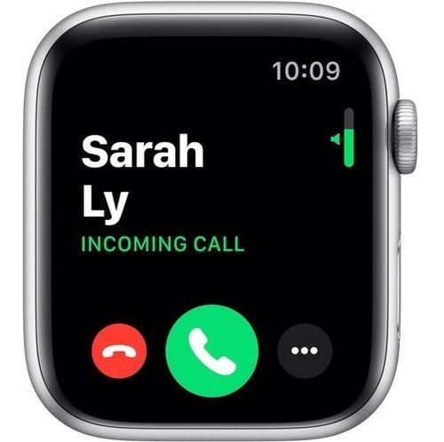 Apple Watch Series 5 44mm Silver, Black Nike 12x S/juros