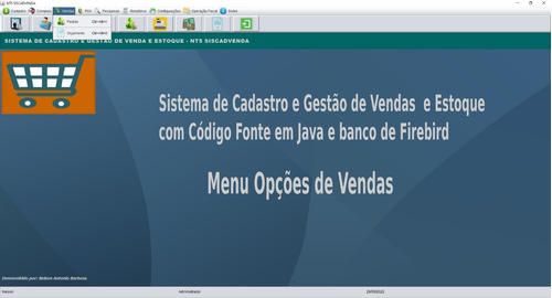 Código Fonte De Sistema De Vendas Em Java - Siscadvenda