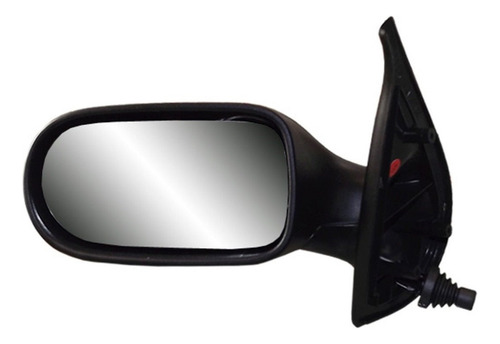 Espelho Retrovisor Esquerdo Strada 2p 2002 Até 2007 Com Reg