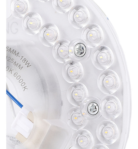 Kit De Reequipamiento De Ventilador De Techo Led De 4,92 Pul