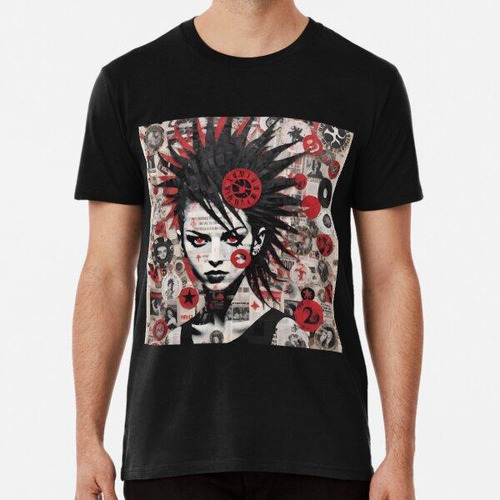 Remera Arte Del Collage Punk Vintage Algodon Premium