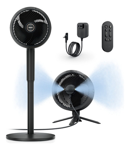 Ventilador Flexbreeze Inalámbrico Y Cable - Shark - Fa222 Na Negro Negro Plástico 3