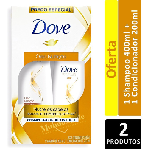 Shampoo + Cond Dove Nutritive Secrets Óleo Nutrição