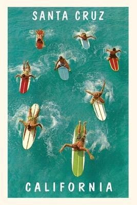 Libro The Vintage Journal Surfers From Above, Santa Cruz,...
