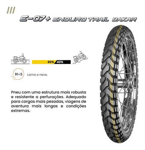 Pneu R 1200 Gs Tiger 1200 120/70 19 Mitas Dianteiro