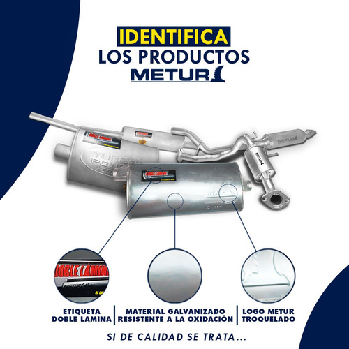 Silenciador Metur Mercedes Benz S-300/500 Coupe 2000