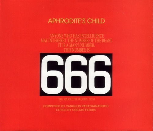 Cd Aphrodite's Child - 666 Nuevo Y Sellado Obivinilos