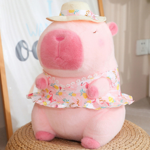 Peluche Infantil De Capibara De 24 Cm