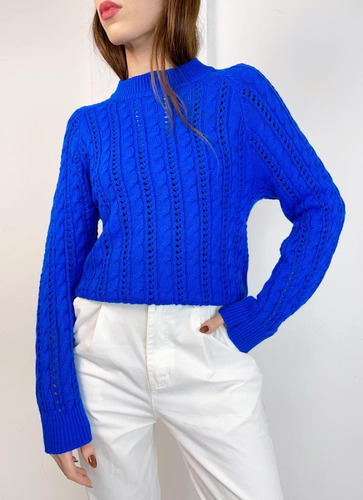 Sweater Tejido Trenzado