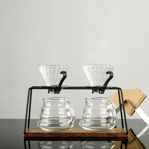 Estación De Café Con Soporte De Soporte De Madera De 40 Cm