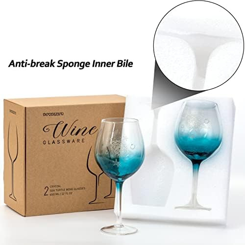 Copas De Vino Sopladas A Mano Para Vino Tinto O Blanco, Jueg