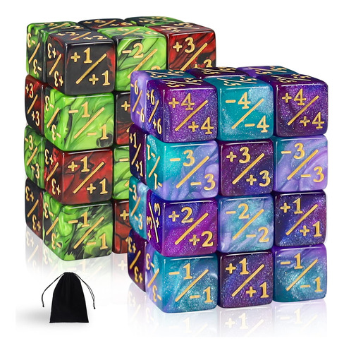 Juego De 48 Dados Mtg Para Contadores De Fichas, Magic The G