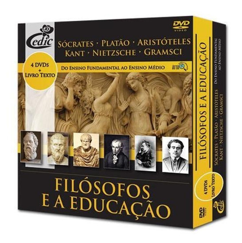 Dvds Os Filósofos E A Educação 1 Editora Cedic