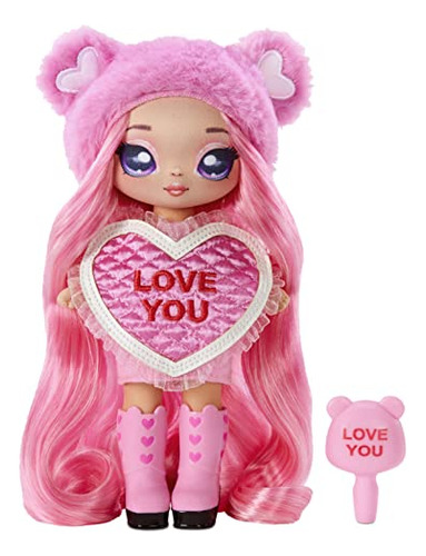 Na! Na! Sorpresa Gisele Goodheart - Rosa Peluche Oso 9g22g