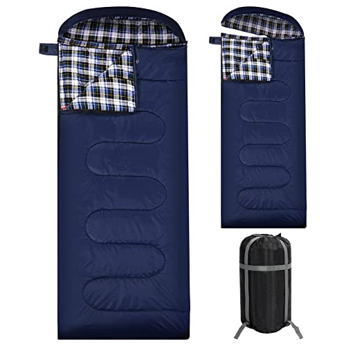 Redcamp Bolsa De Dormir De Flannel Para Adultos, Grandes Bol