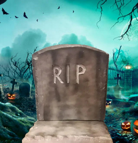 Lapida Tumba Halloween Telgopor Belgrano