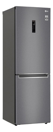 Refrigerador inverter no frost LG Bottom Freezer GB37MPD grafito con freezer 341L