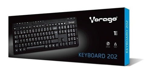 Teclado Vorago Kb 202 Multimedia Usb Negro Alambrico  /v /vc