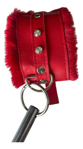 Amarre Esposas Para Manos Y Tobillos Sexy Sensual Arnés Bdsm Color Rojo