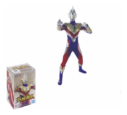 Boneco Ultraman Trigger New Generation Tiga Bandai Banpresto