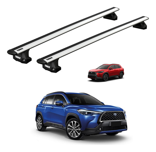 Rack Thule  Wingbar Evo Toyota Corolla Cross 2021 Em Diante