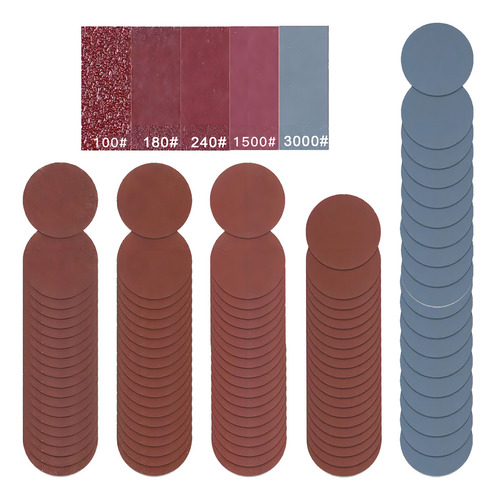 Kit Disco De Lixa Base Aderente 100 Pçs Para Micro Retíficas