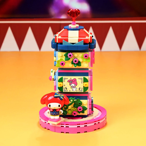 Hello Kitty Juguete Para Armar Circus Caja Magica Kitty Pr Cantidad De Piezas 346 Versión Del Personaje Circus Stack My Melody