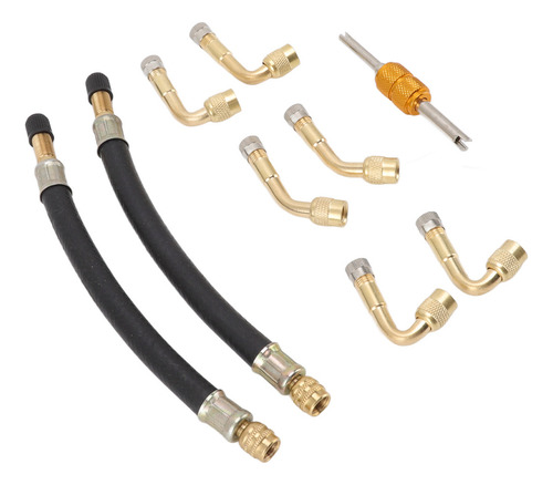 Adaptador De Válvula Neumática De Extensión Flexible Con