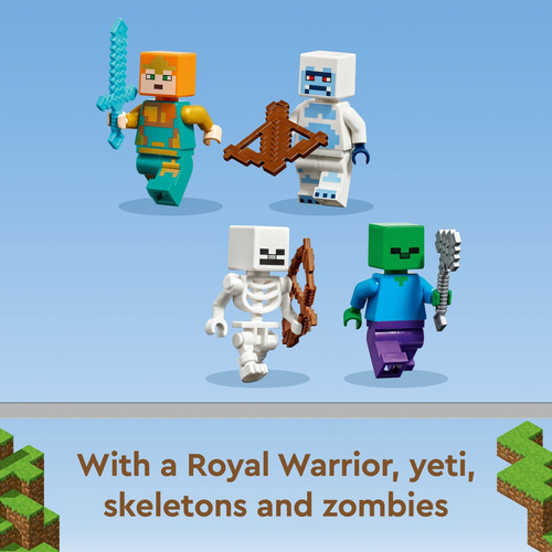 Set De Juguetes De Construcción Lego Minecraft The Ice Castl