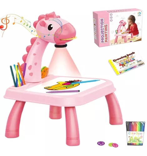 Mesa De Dibujo Proyector Infantil Tablero Juguete Th6688