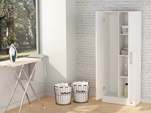 Escobero Mueble Organizador Melamina 1,50m 2 Puertas Mosconi