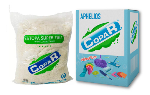 Estopa Blanca Super Fina 1 Kg Copar Estbsfb