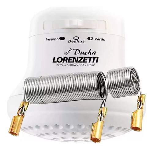 5x Resistência Chuveiro Maxi Ducha Relax Turbo 127v 5500w