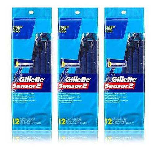 Gillette Sensor2 Maquinilla De Afeitar Para Base 12 Unidades