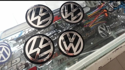 4 Stickers De Centro De Rin De Vw Jetta 9 Cm A4 O Golf 