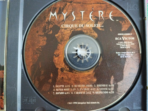 Cirque Du Soleil Cd Mystere V (Usado)