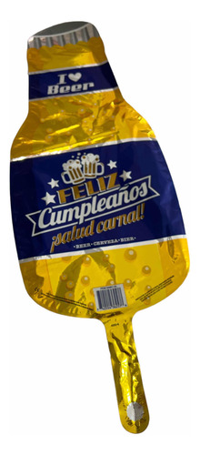 4 Globos Cumpleaños Botella Cerveza Beer Centro Mesa 14in