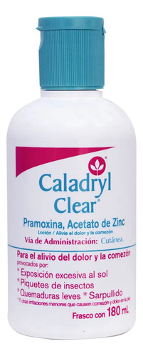 Caladryl Clear 1 Frasco Locion 180 Ml