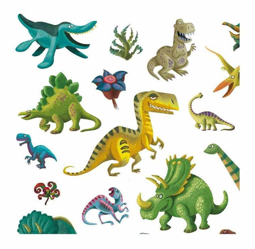 160 Pegatinas Stickers Calcomanías Djeco Dinosaurios | Cuotas sin interés