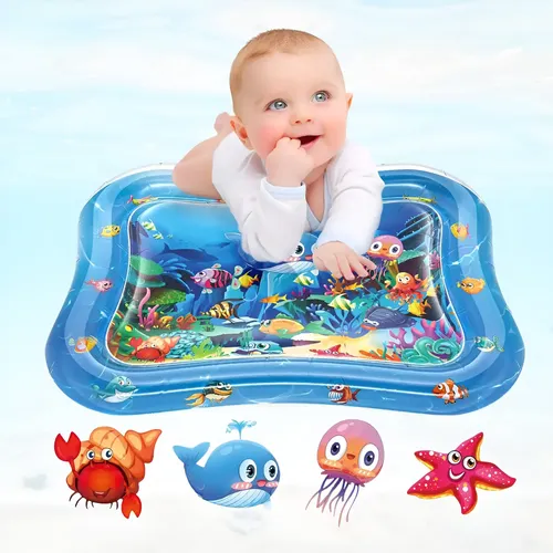 Tapete Sensorial Inflável de Agua Atividades Tummy Time Bebê — R$ 24,99 em Mercado Livre, 49% OFF