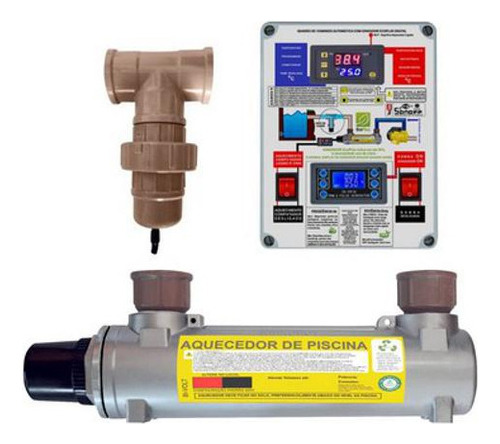 Aquecedor De Piscinas Hidrohot Ionizador 40m³ Até 40.000lts