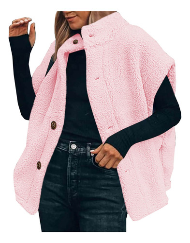 Chaqueta Para Mujer, Abrigos De Moda De Invierno Con Botones