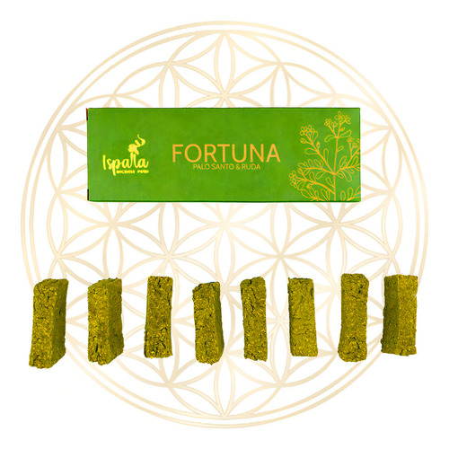 Incenso Ispalla Tabletes Aromas - Palo Santo Peruano Fragrância Fortuna