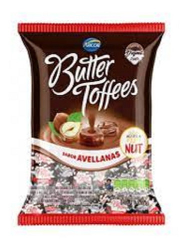 Caramelos Butter Toffees Avellanas  648g Arcor
