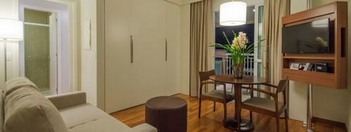 Imagem 2 de 15 de Flat Estanconfor Vila Olimpia Fora Do Pool Duplex - Sf24855