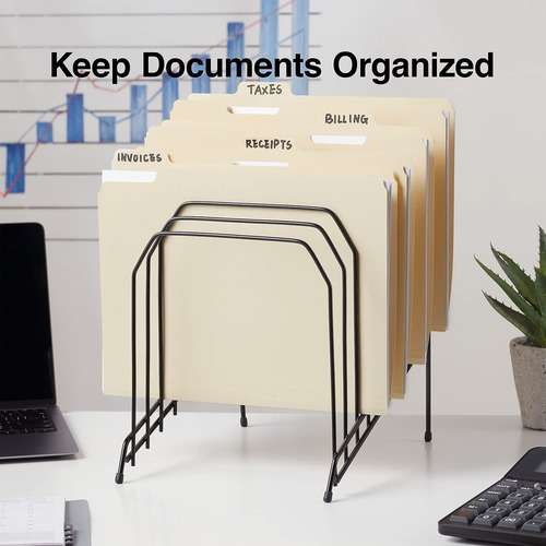 Clasificador De Archivos De Escritorio Con Grapas De Metal I
