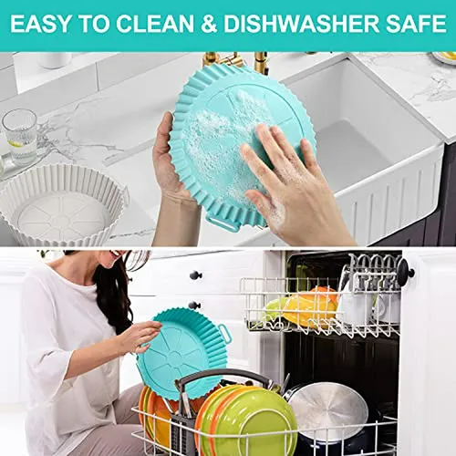 Silicone Liners Para Air Fryer 7 5 - Reutilizables 2-pack (
