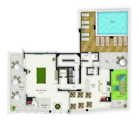 Imagem 10 de 11 de Apartamento Meia Praia Itapema - 105558